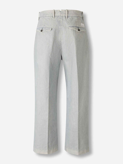 Outlet online Nine in the morning Hombre Pantalones Anchos color Gris Claro sku 521-003500 02 - Foto 2
