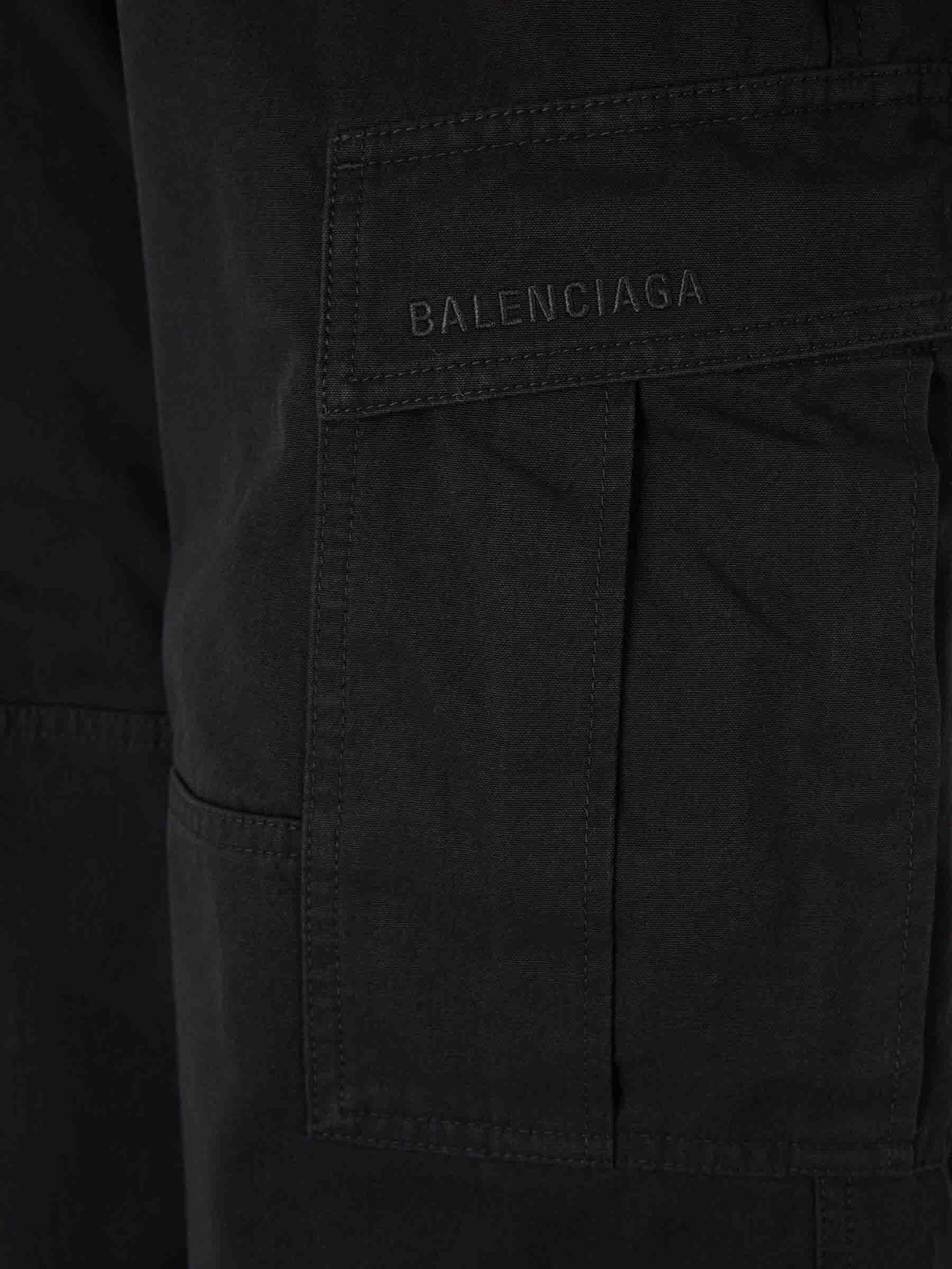 Outlet online Balenciaga Hombre Pantalones Anchos Cargo color Negro sku 521-003504 01 - Foto 5