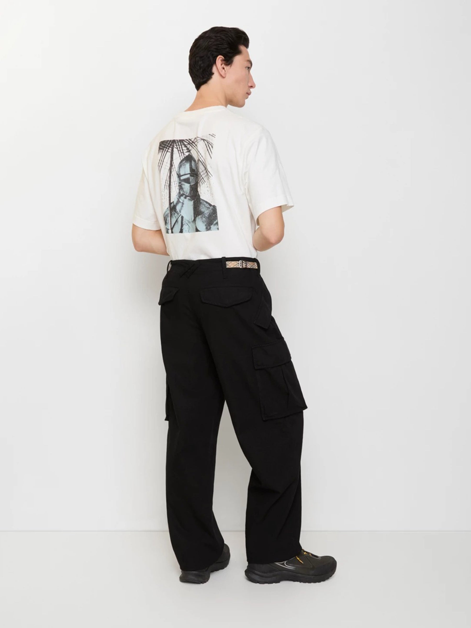 Outlet online Burberry Hombre Pantalones Cargo Algodón color Negro sku 521-003509 01 - Foto 4