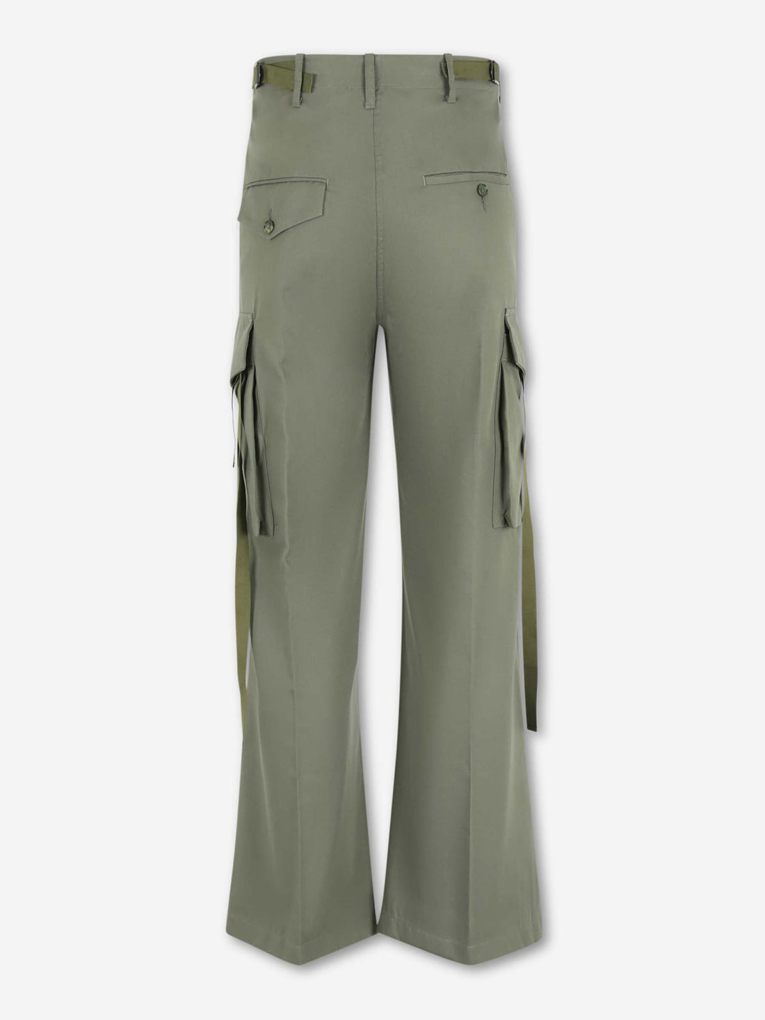 Setchu Hombre Barcelona Pantalones Anchos Cargo color Verde Militar sku 521-003522 02 - Foto 2