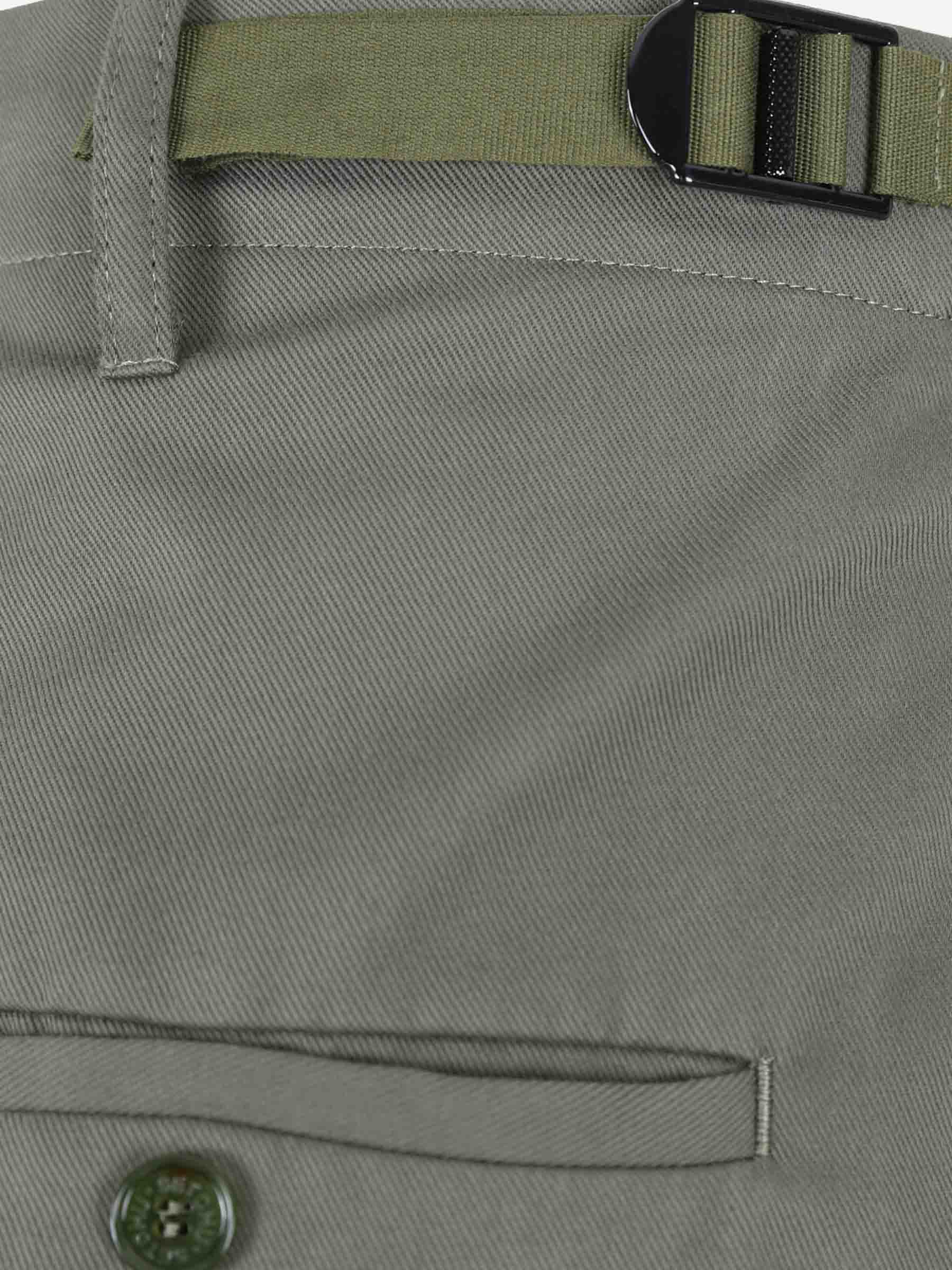 Setchu Hombre Barcelona Pantalones Anchos Cargo color Verde Militar sku 521-003522 02 - Foto 3