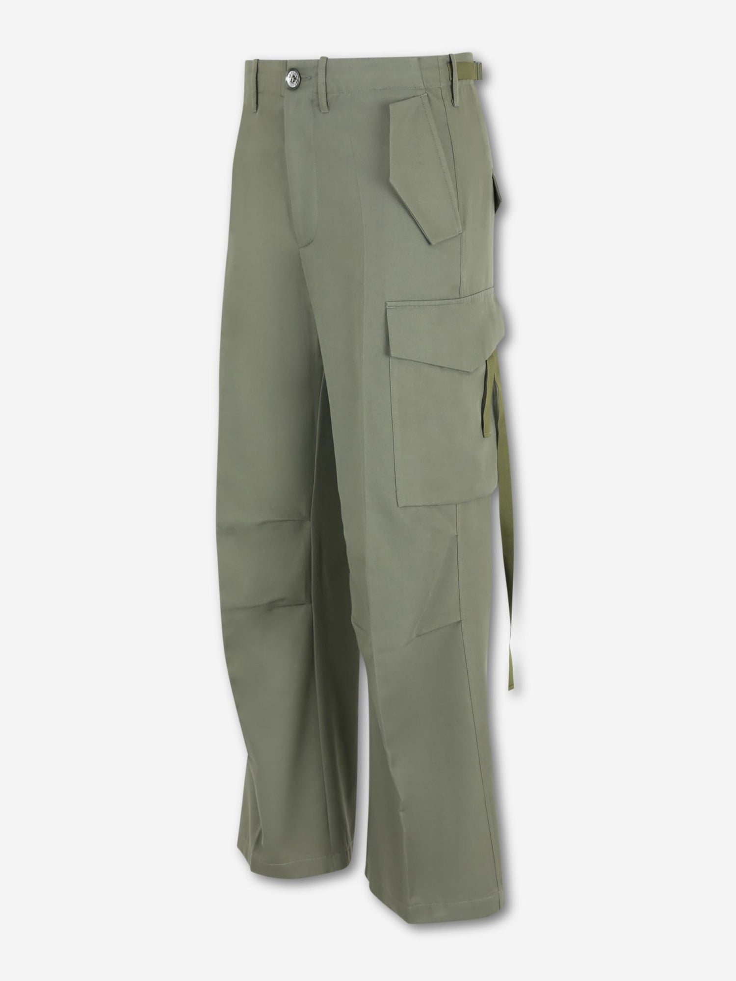 Setchu Hombre Barcelona Pantalones Anchos Cargo color Verde Militar sku 521-003522 02 - Foto 4