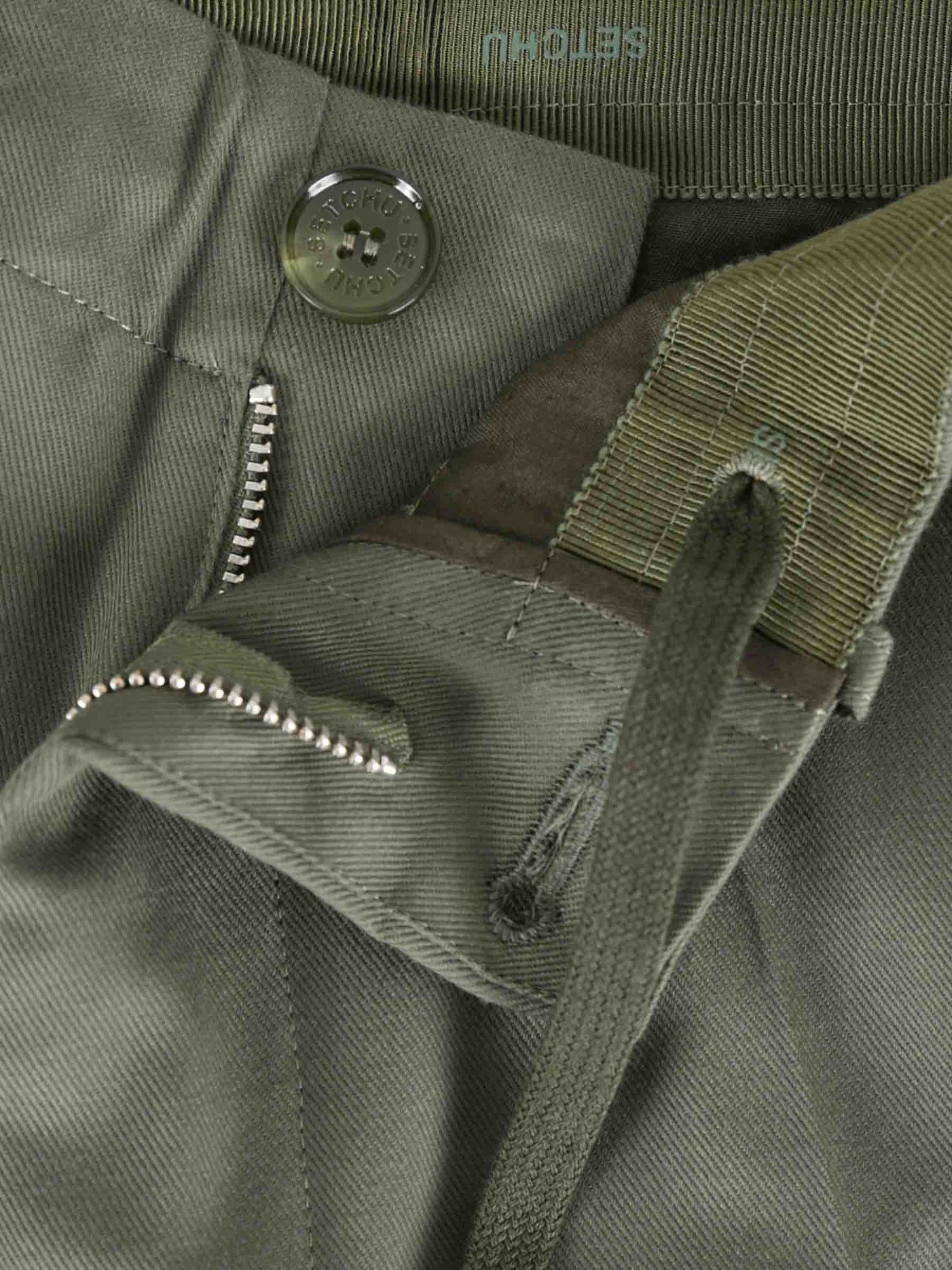 Setchu Hombre Barcelona Pantalones Anchos Cargo color Verde Militar sku 521-003522 02 - Foto 5