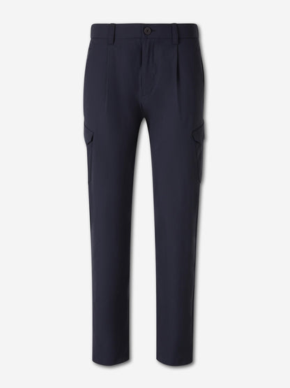 Herno Hombre Barcelona Pantalones Recto Cargo color Azul Noche sku 521-003528 01 - Foto 1