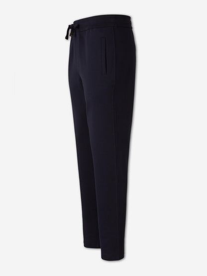 Outlet online Brioni Hombre Joggers Logo Algodón color Azul Noche sku 521-003534 01 - Foto 2