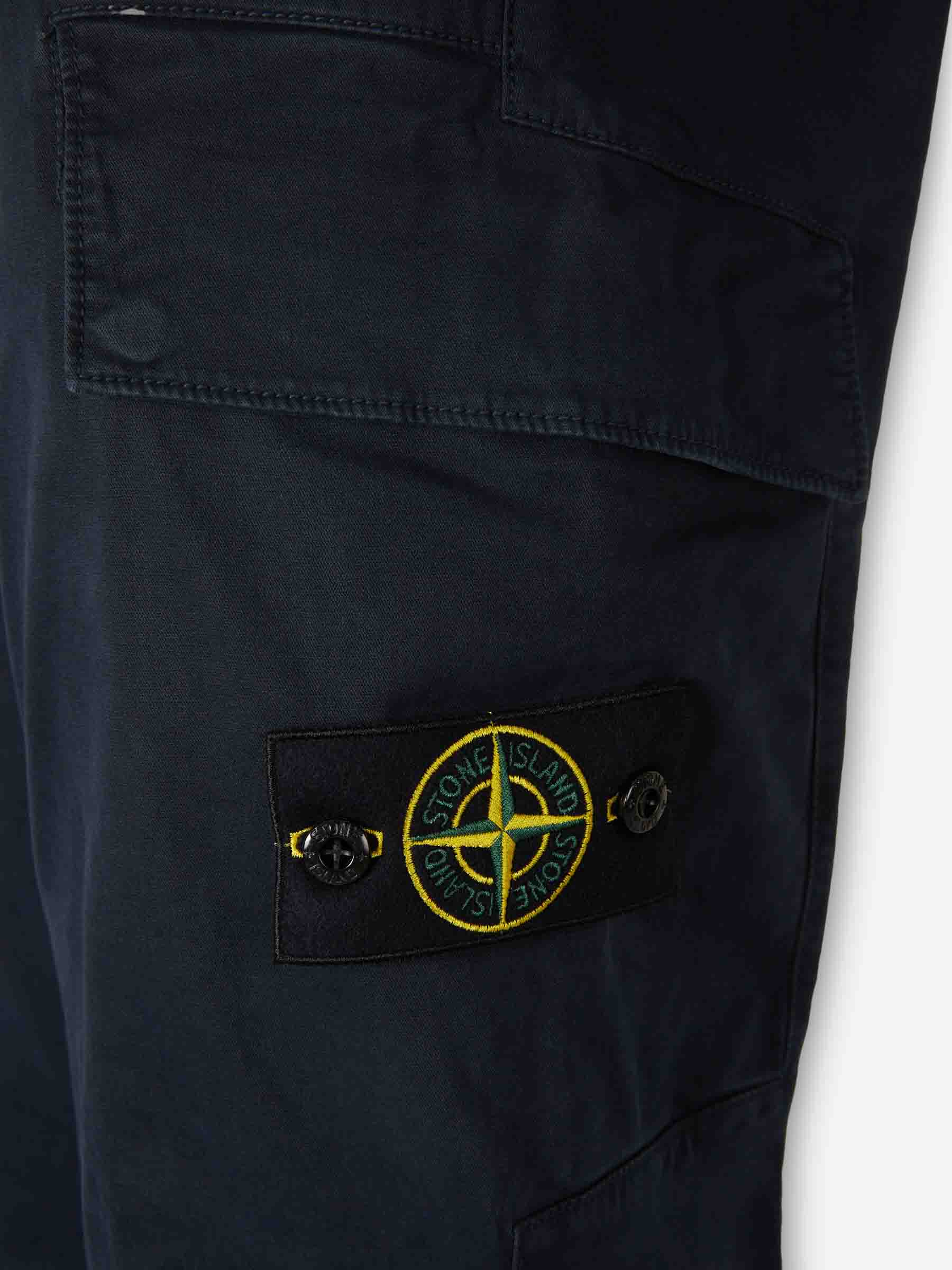 Outlet online Stone Island Hombre Pantalones Chinos Algodón color Azul Noche sku 521-003538 01 - Foto 5