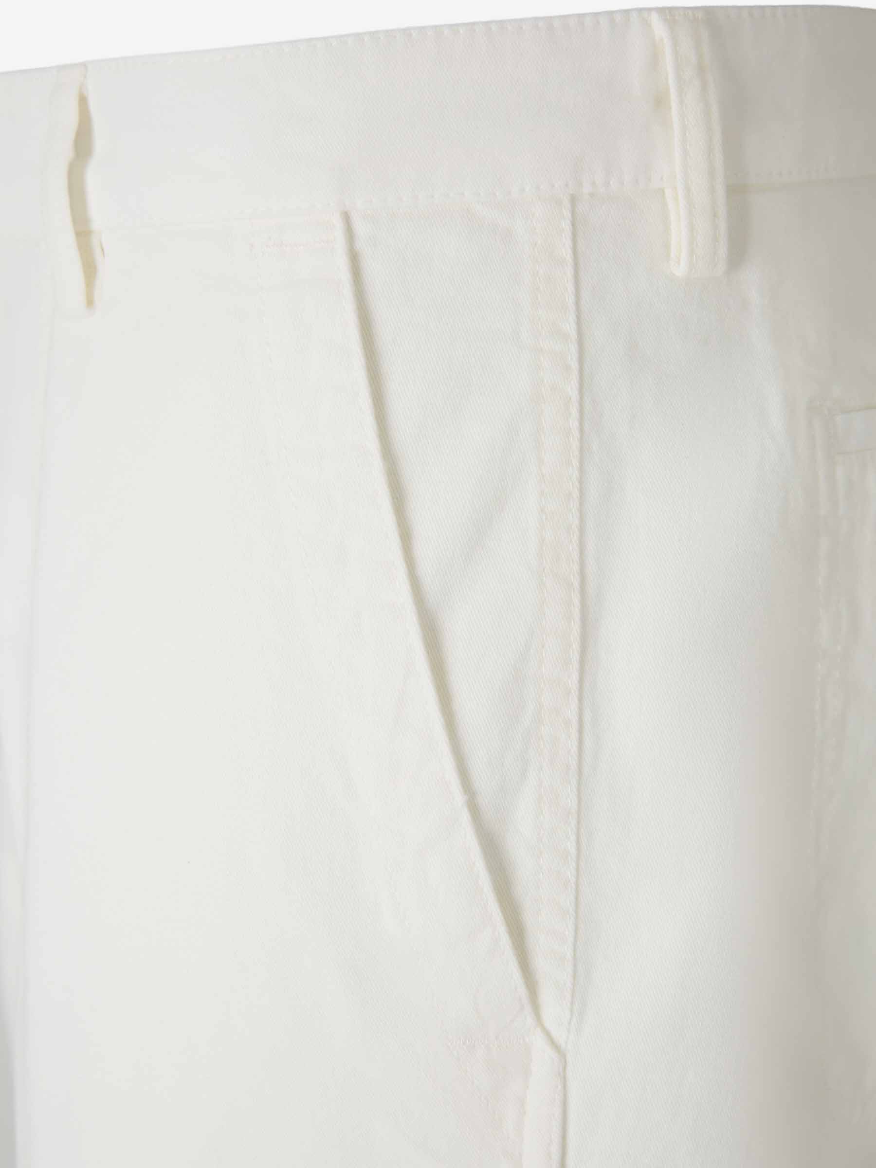 Outlet online Canali Hombre Pantalones Rectos Chinos color Blanco sku 521-003572 01 - Foto 3