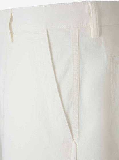 Outlet online Canali Hombre Pantalones Rectos Chinos color Blanco sku 521-003572 01 - Foto 3