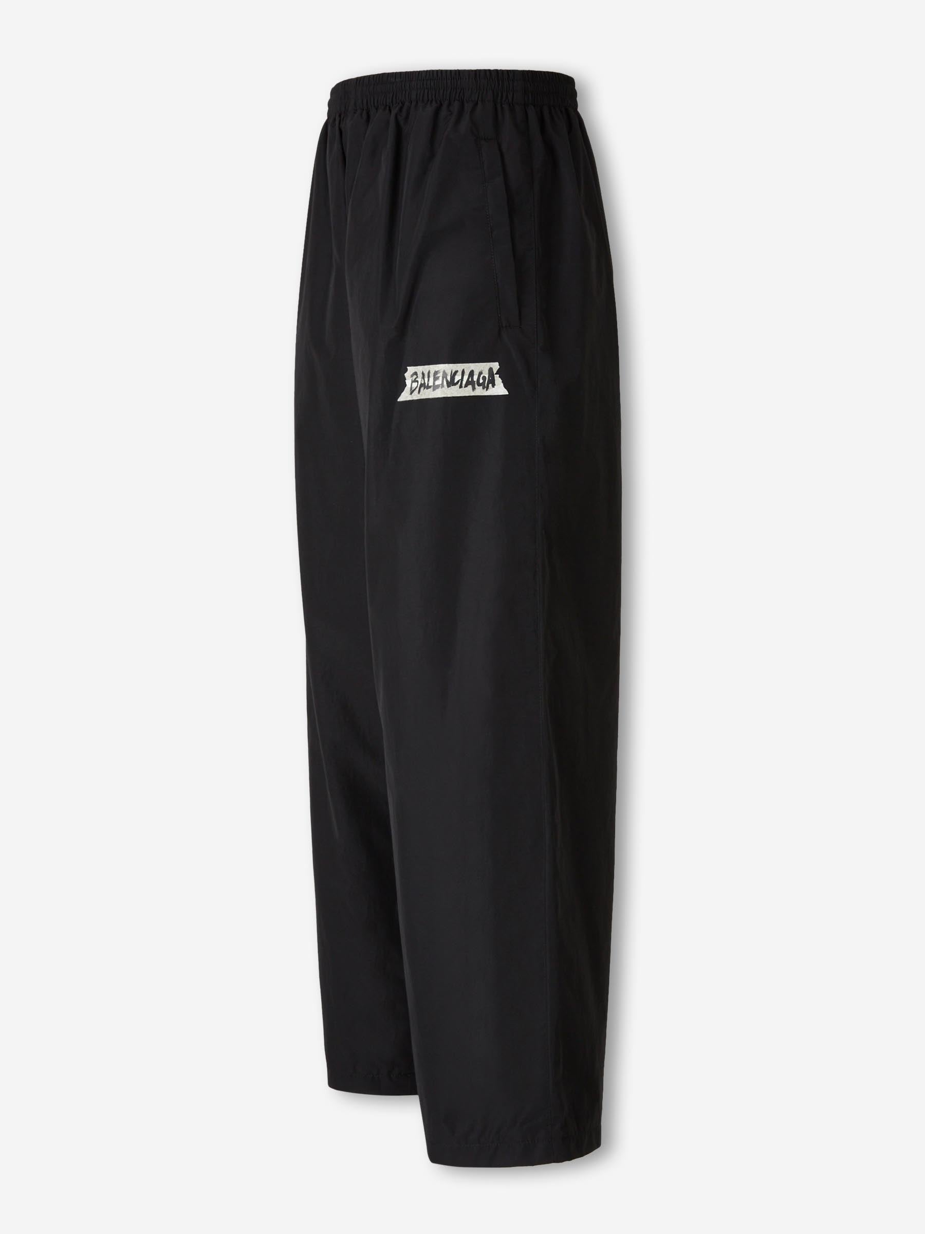 Outlet online Balenciaga Hombre Pantalones Masking Tape color Negro sku 521-003573 01 - Foto 2