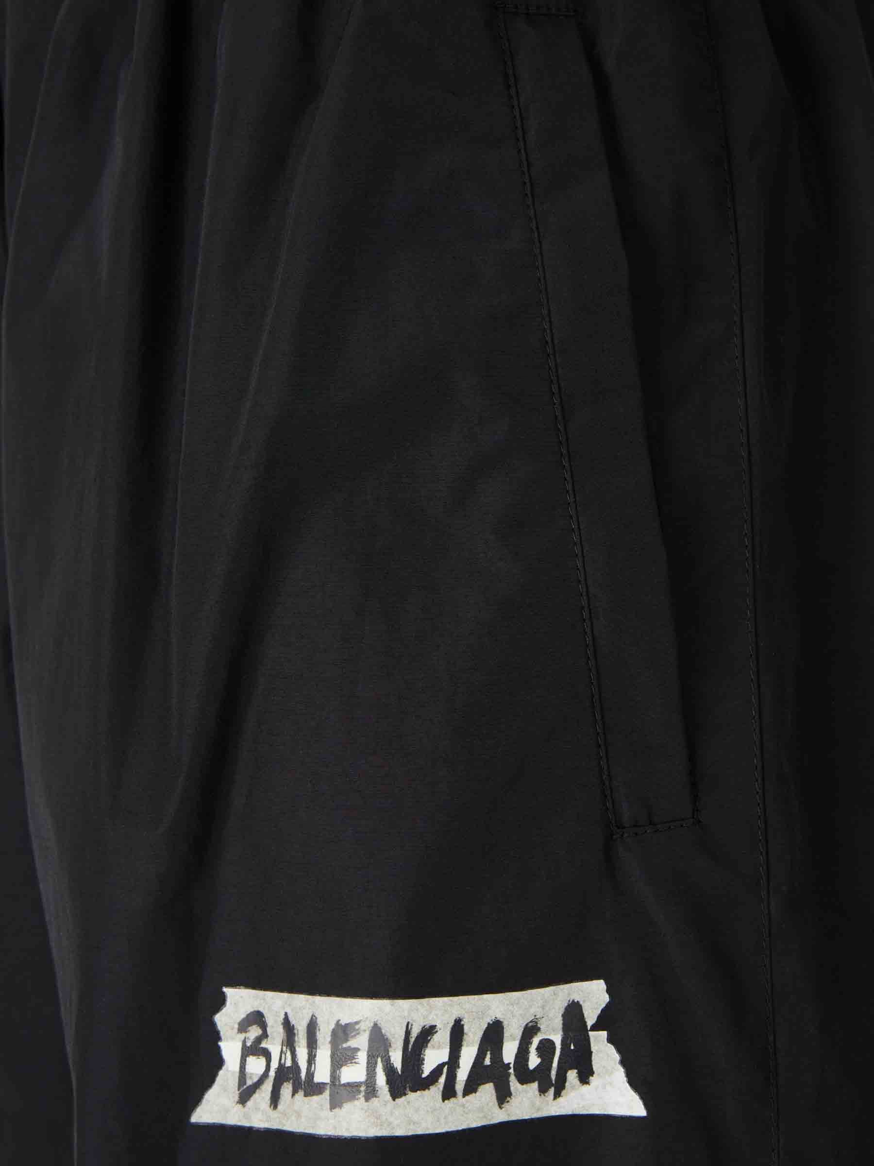 Outlet online Balenciaga Hombre Pantalones Masking Tape color Negro sku 521-003573 01 - Foto 4