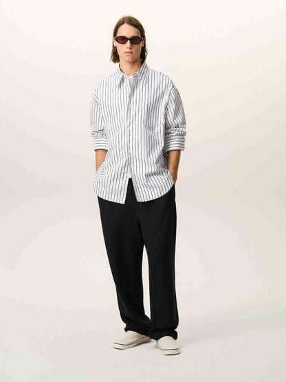 Outlet online Ami Paris Hombre Joggers rectos color Negro sku 521-003579 01 - Foto 2