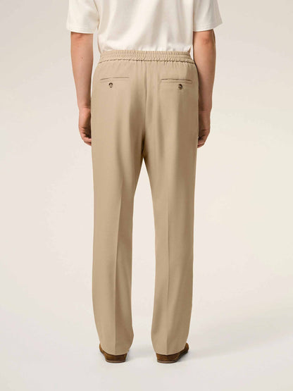 Ami Paris Hombre Barcelona Pantalones Casuales Lana color Beige sku 521-003580 01 - Foto 3