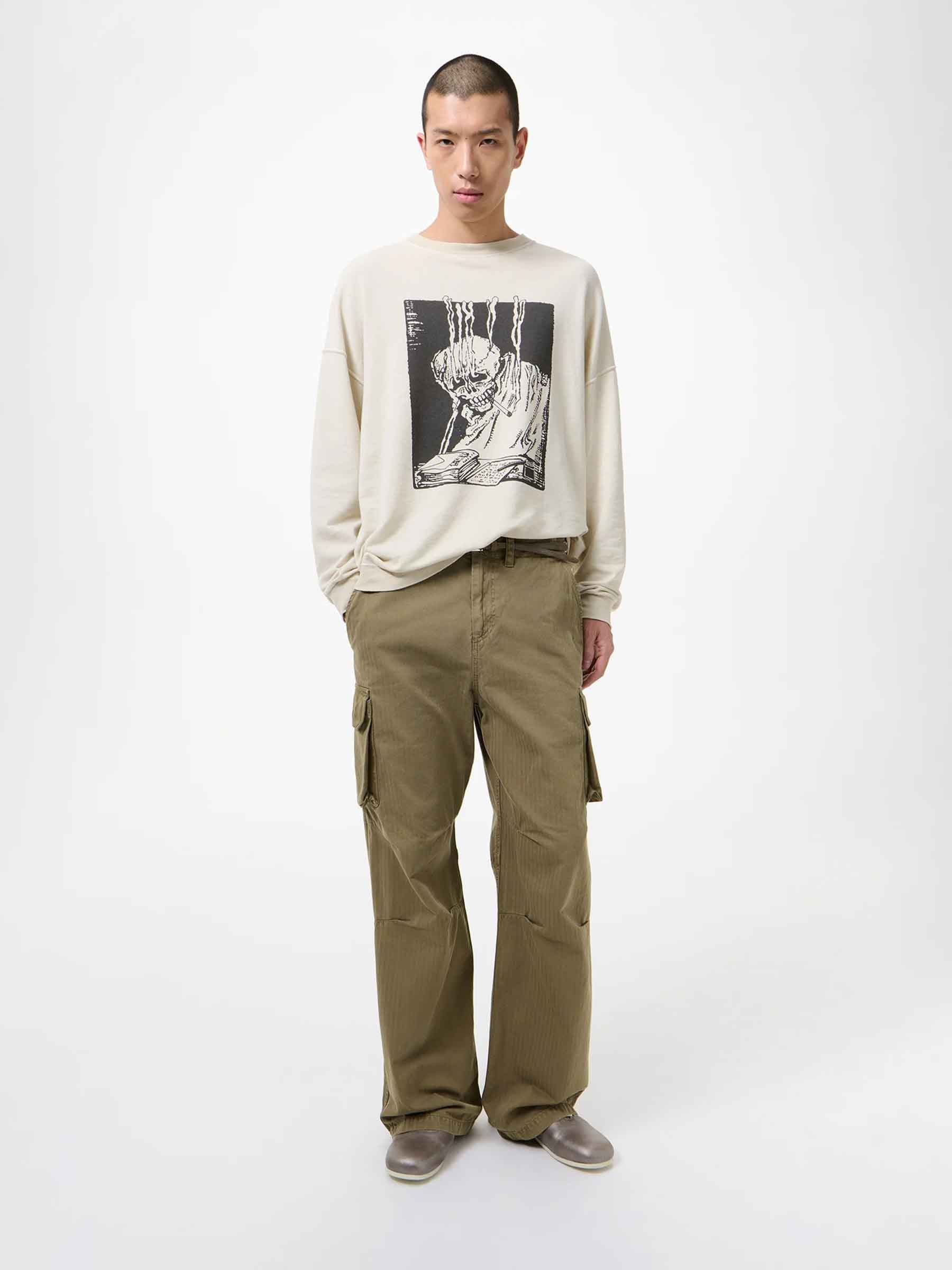 Outlet online Our Legacy Hombre Pantalones Cargo Mount color Verde Militar sku 521-003603 01 - Foto 2
