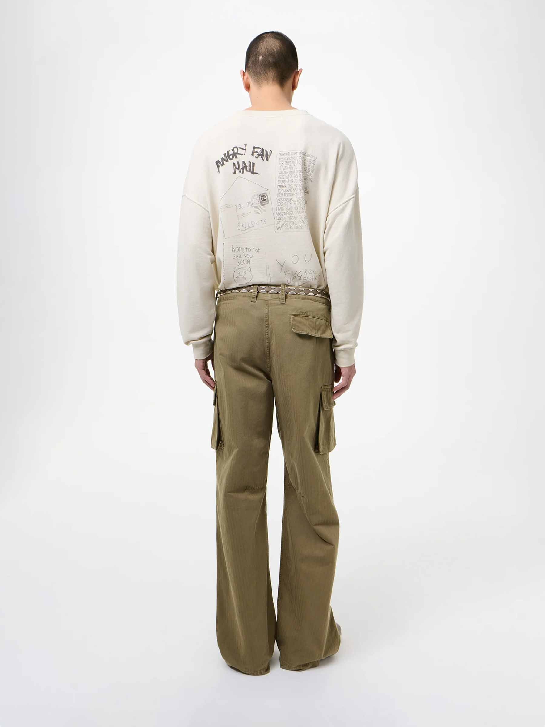 Outlet online Our Legacy Hombre Pantalones Cargo Mount color Verde Militar sku 521-003603 01 - Foto 3