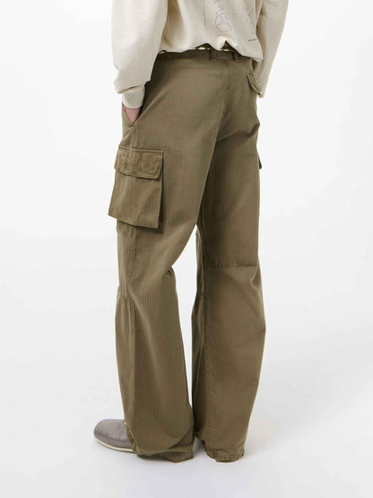 Outlet online Our Legacy Hombre Pantalones Cargo Mount color Verde Militar sku 521-003603 01 - Foto 4