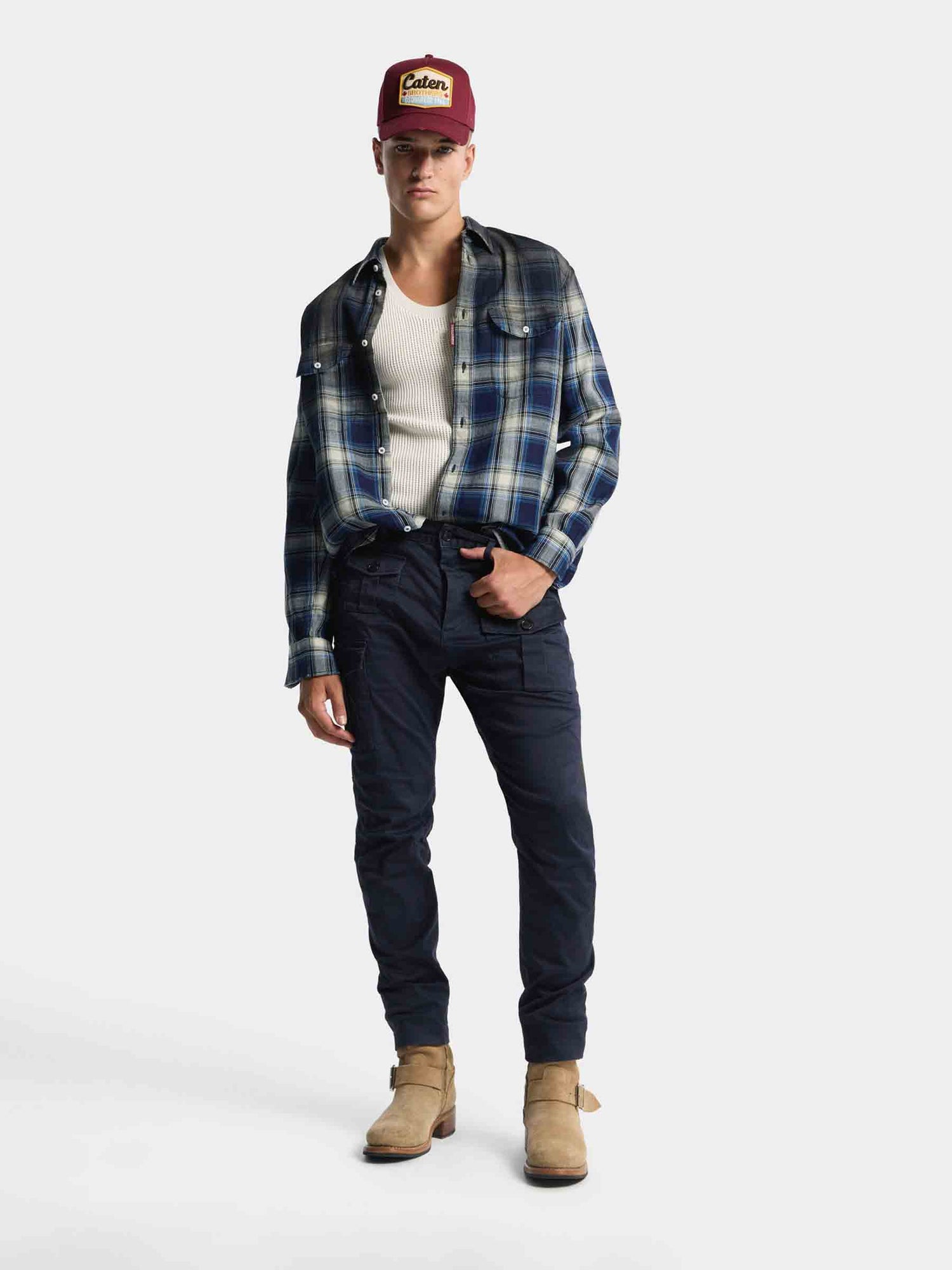 Dsquared2 Hombre Barcelona Pantalones Sexy Cargo color Azul Marino sku 521-003605 01 - Foto 2