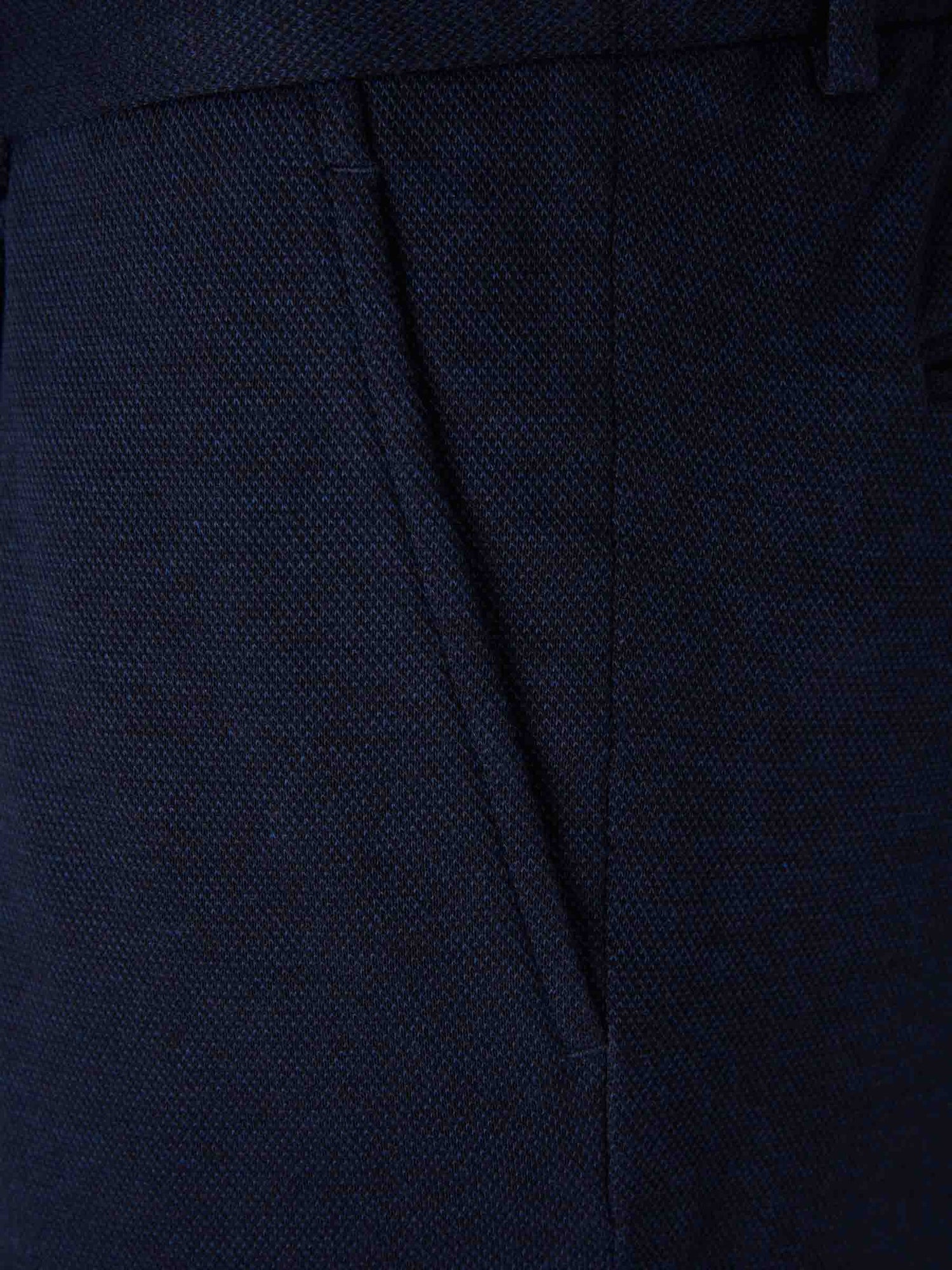 Gran Sasso Hombre Barcelona Pantalones Rectos Algodón color Azul Noche sku 521-003610 01 - Foto 3