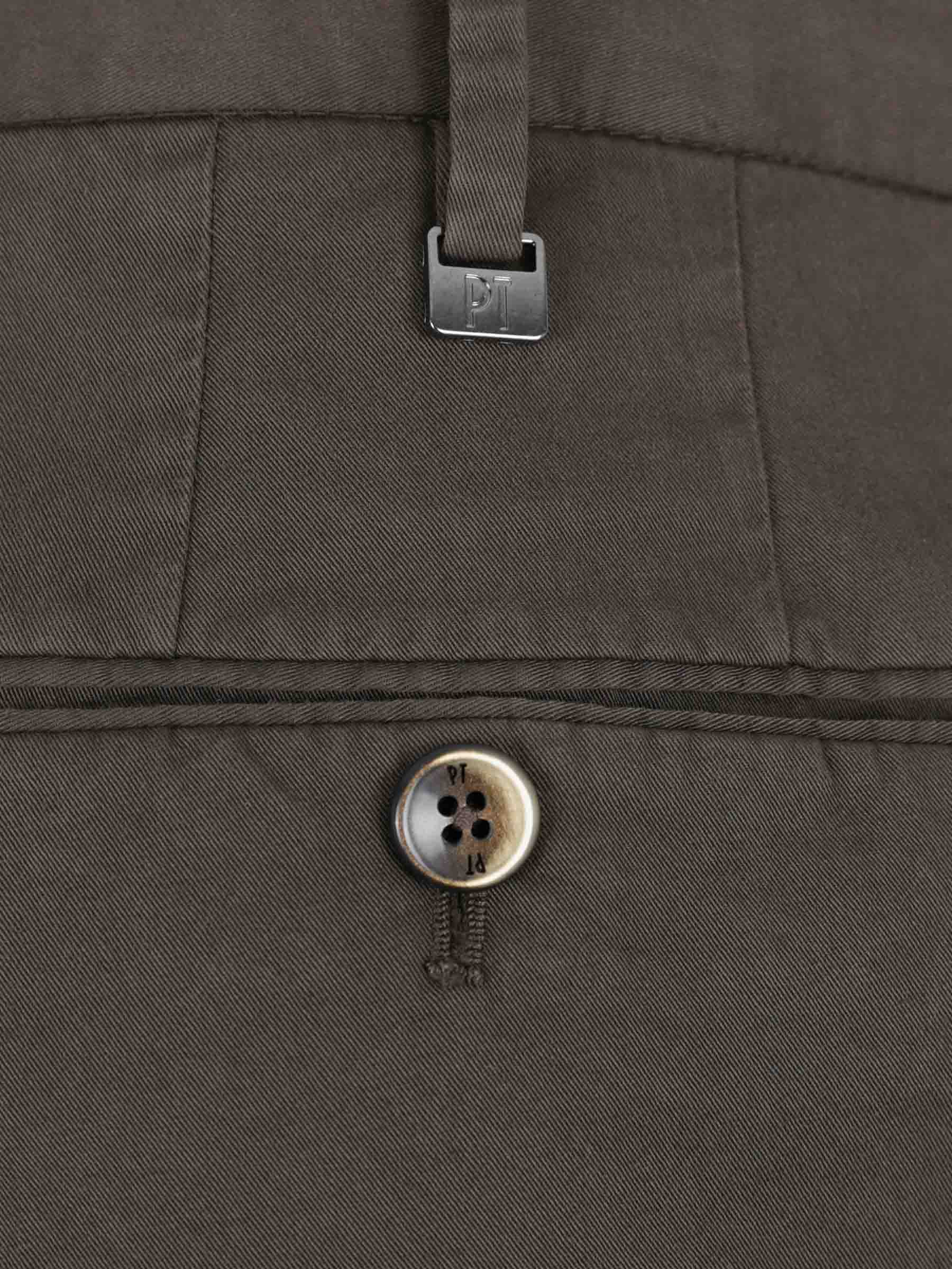 PT01 Hombre Barcelona Pantalones Chinos Algodón color Marrón Oscuro sku 521-003623 06 - Foto 3