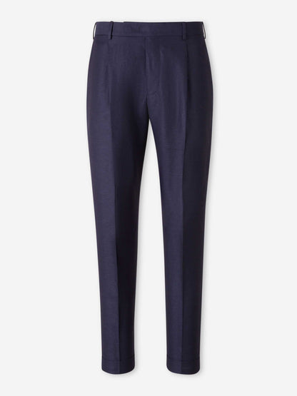Outlet online PT01 Hombre Pantalones Rectos Pinzas color Azul Noche sku 521-003626 02 - Foto 1