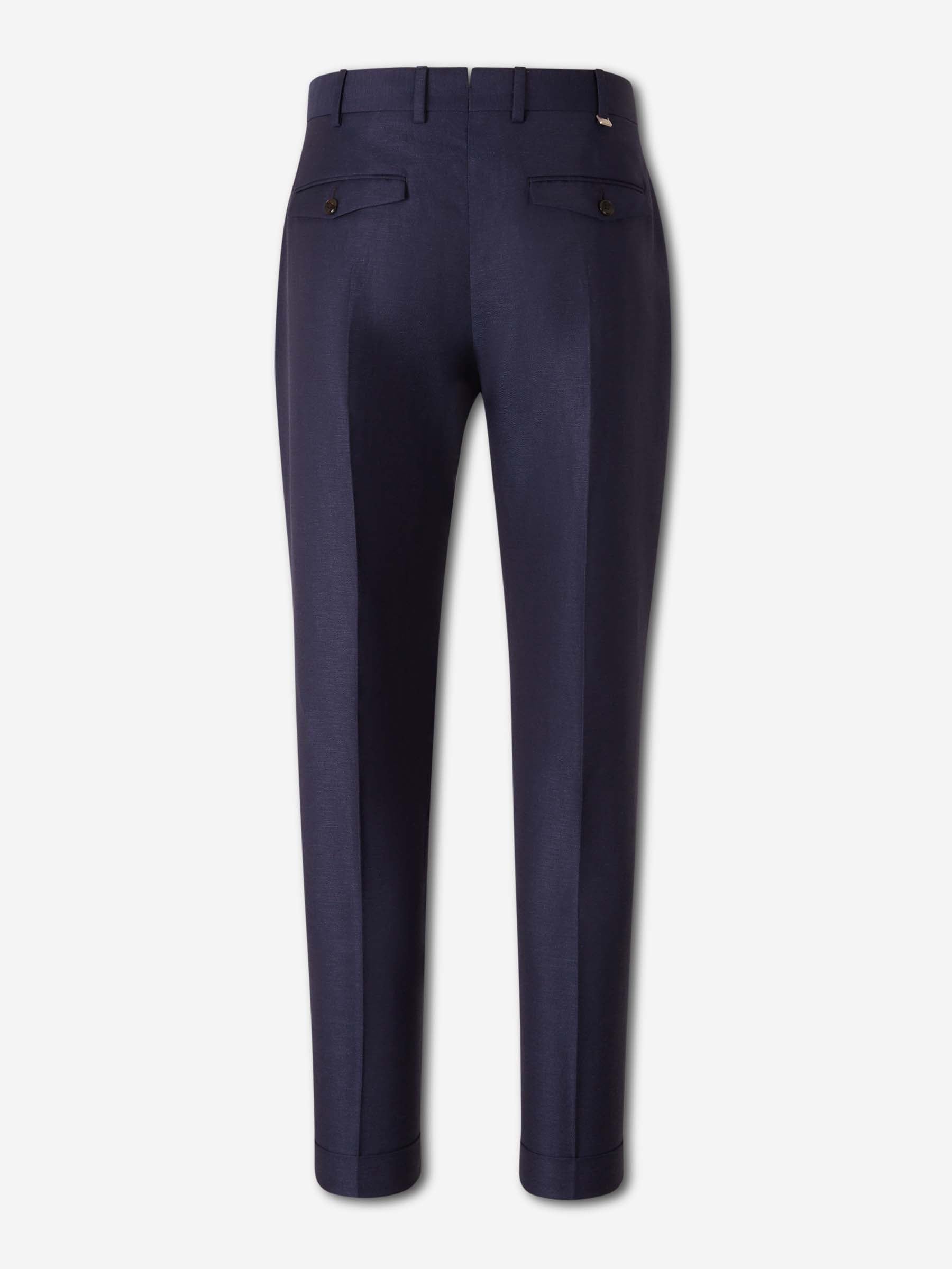 Outlet online PT01 Hombre Pantalones Rectos Pinzas color Azul Noche sku 521-003626 02 - Foto 2