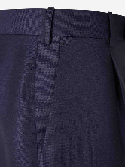 Outlet online PT01 Hombre Pantalones Rectos Pinzas color Azul Noche sku 521-003626 02 - Foto 3