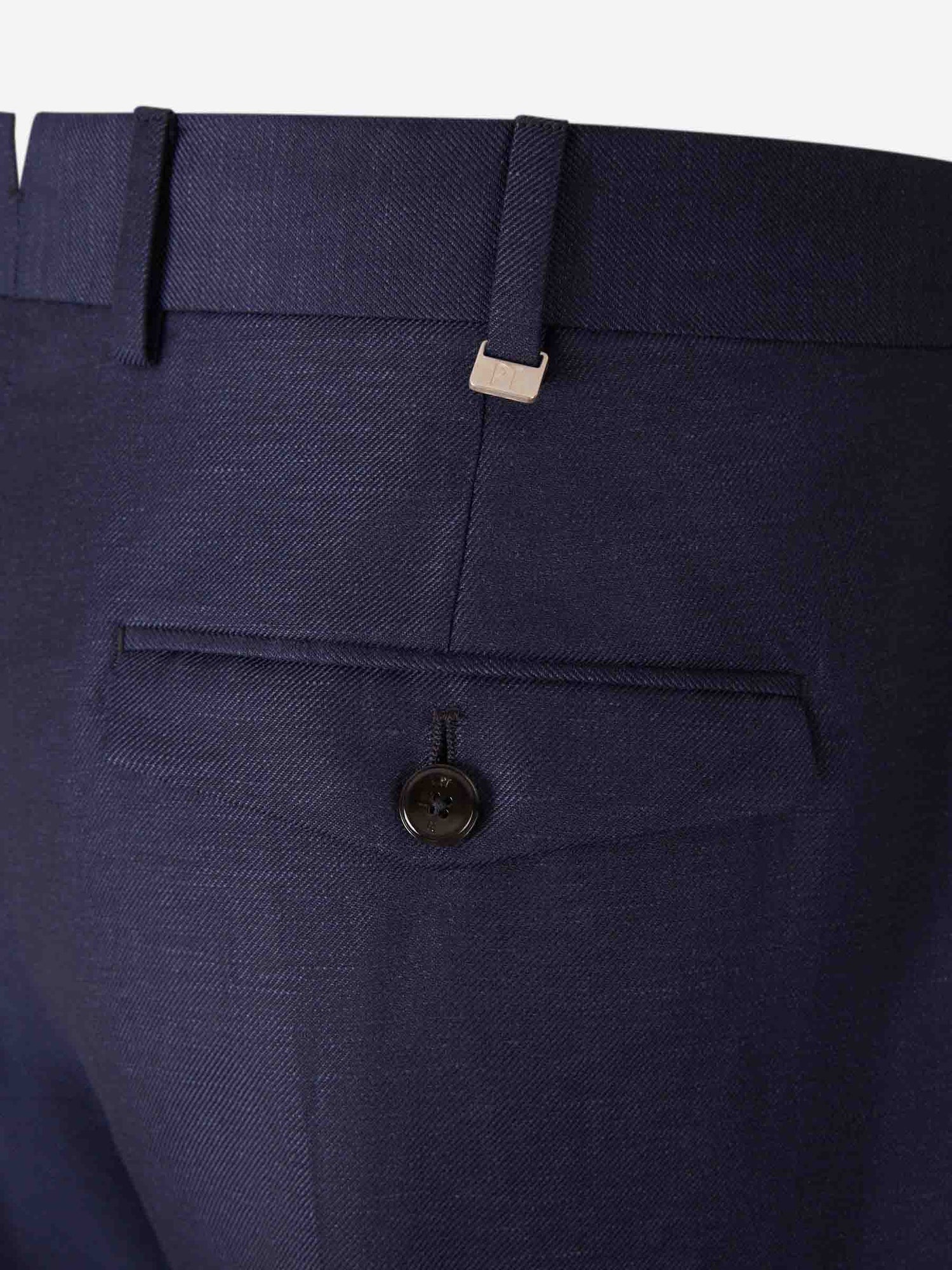Outlet online PT01 Hombre Pantalones Rectos Pinzas color Azul Noche sku 521-003626 02 - Foto 4