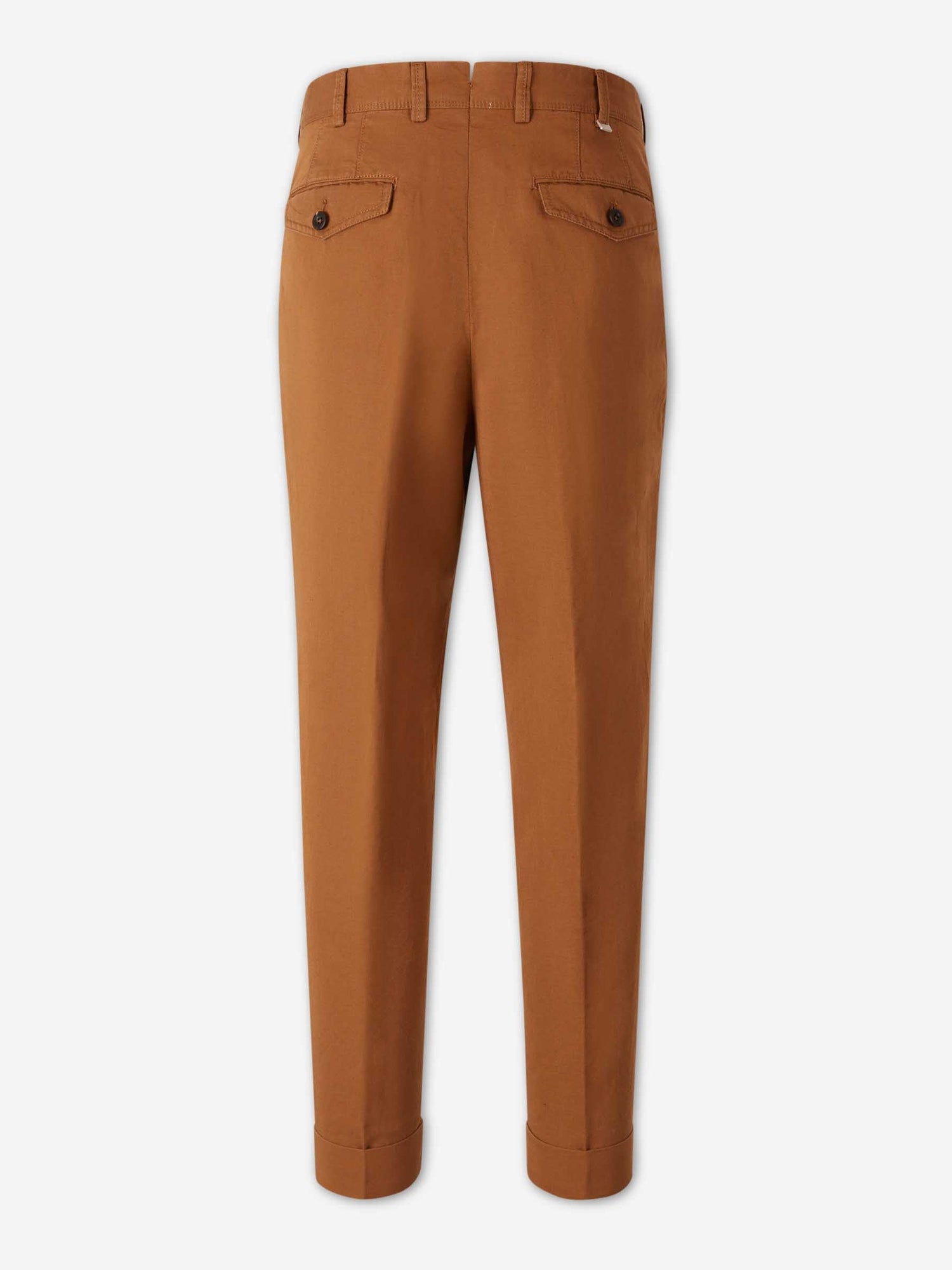 Outlet online PT01 Hombre Pantalones Rectos Pinzas color Caramelo sku 521-003627 02 - Foto 2