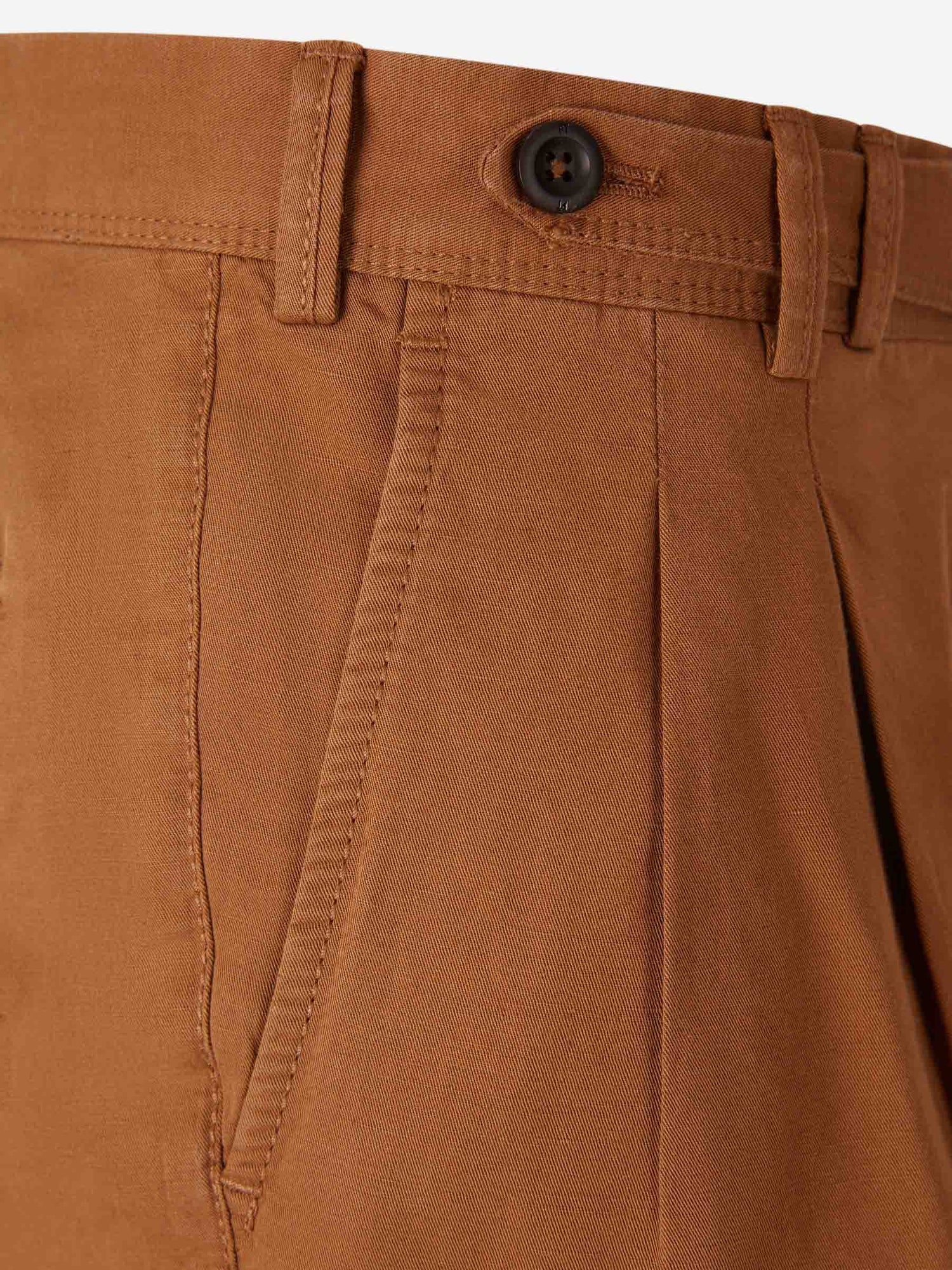 Outlet online PT01 Hombre Pantalones Rectos Pinzas color Caramelo sku 521-003627 02 - Foto 3