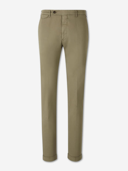 Santa Eulalia Hombre Barcelona Pantalones Rectos Chinos color Verde Militar sku 521-003635 03 - Foto 1
