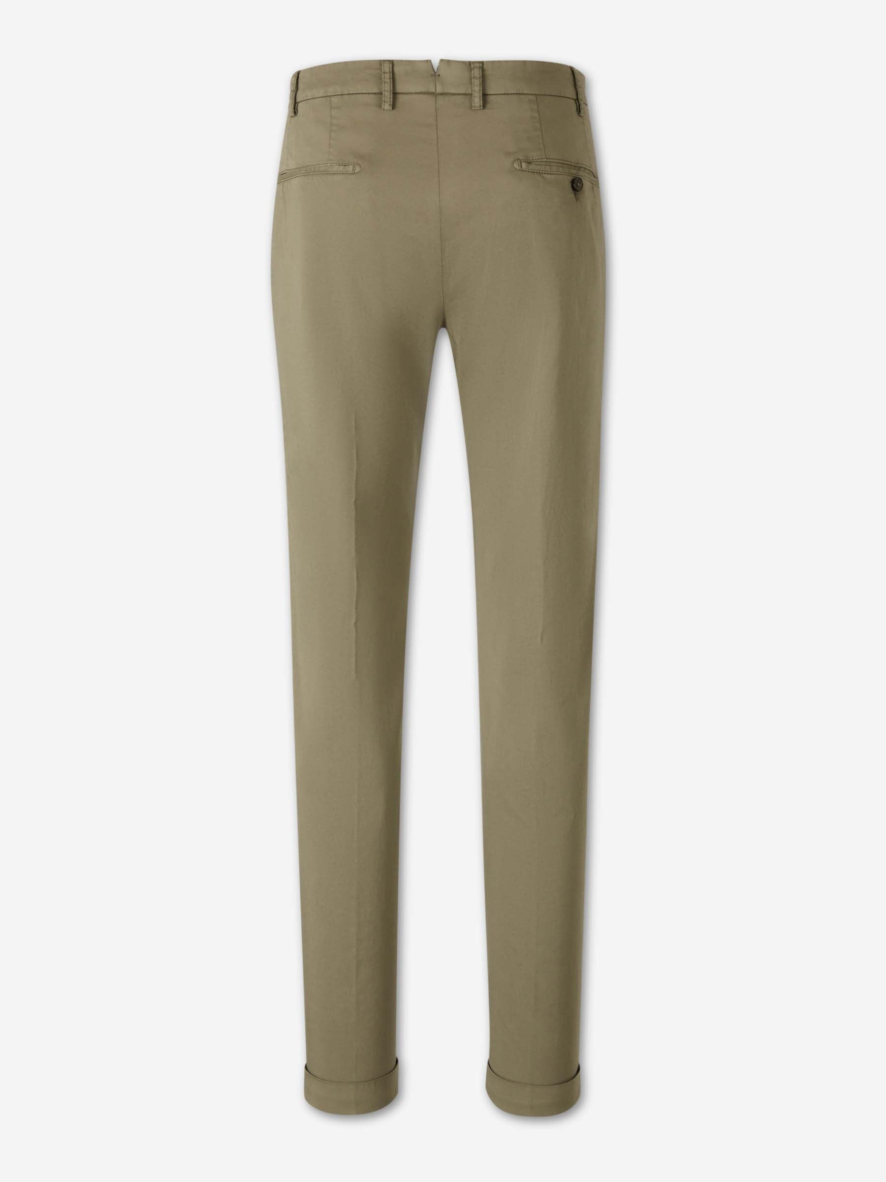 Santa Eulalia Hombre Barcelona Pantalones Rectos Chinos color Verde Militar sku 521-003635 03 - Foto 2
