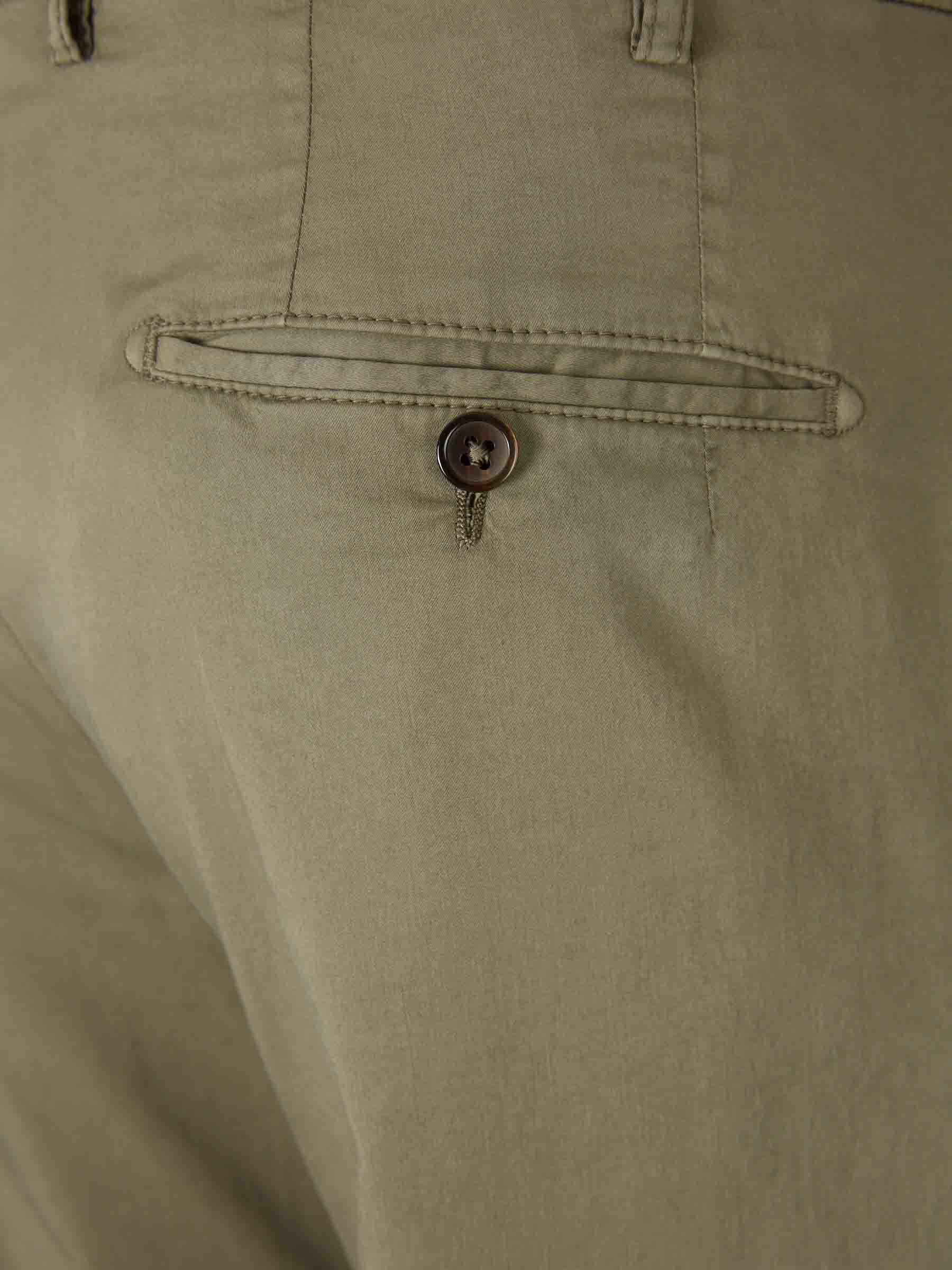 Santa Eulalia Hombre Barcelona Pantalones Rectos Chinos color Verde Militar sku 521-003635 03 - Foto 4