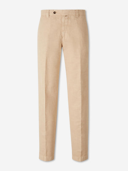 Santa Eulalia Hombre Barcelona Pantalones Chinos Lino color Nude sku 521-003636 02 - Foto 1