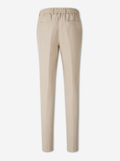 Santa Eulalia Hombre Barcelona Pantalones Rectos Pinzas color Beige sku 521-003637 01 - Foto 2