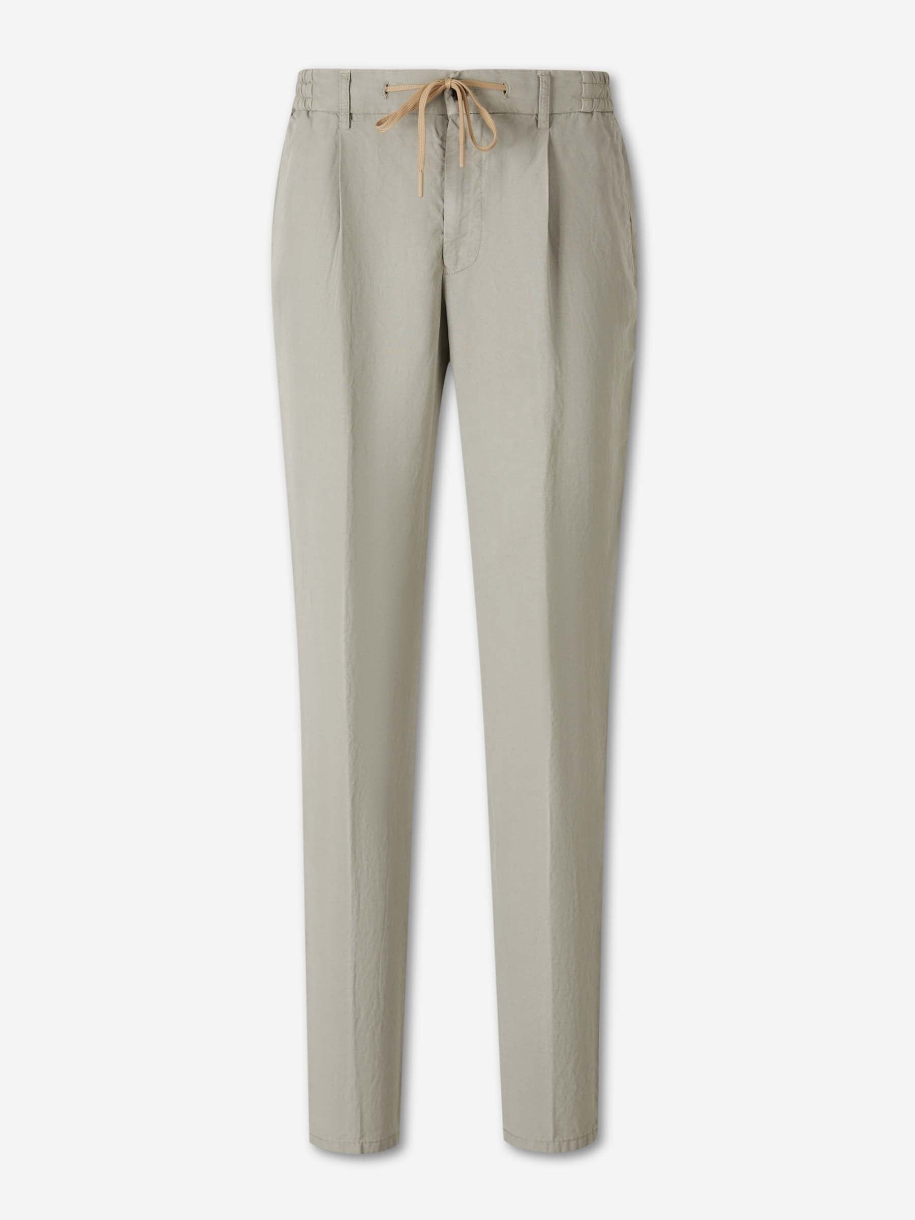 Santa Eulalia Hombre Barcelona Pantalones Rectos Pinzas color Taupe sku 521-003637 02 - Foto 1