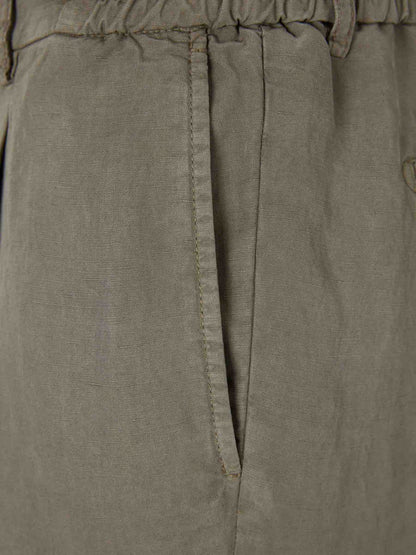 Santa Eulalia Hombre Barcelona Pantalones Rectos Pinzas color Verde Oscuro sku 521-003637 03 - Foto 3