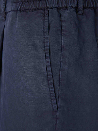 Santa Eulalia Hombre Barcelona Pantalones Rectos Pinzas color Azul Marino sku 521-003637 04 - Foto 3