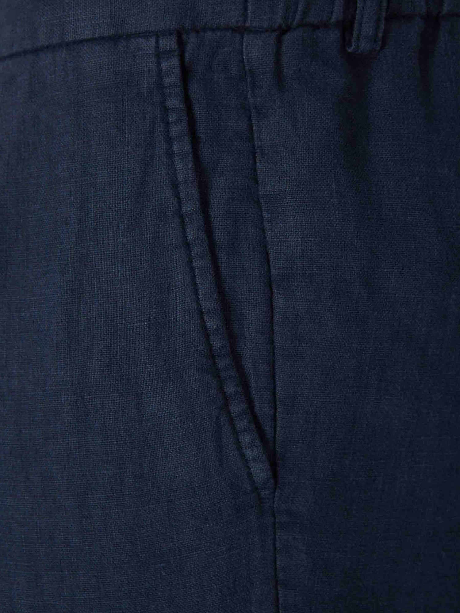 Santa Eulalia Hombre Barcelona Pantalones Rectos Lino color Azul Marino sku 521-003744 02 - Foto 3
