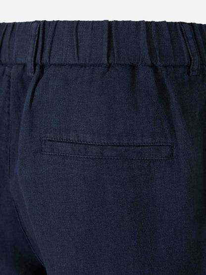 Santa Eulalia Hombre Barcelona Pantalones Rectos Lino color Azul Marino sku 521-003744 02 - Foto 4