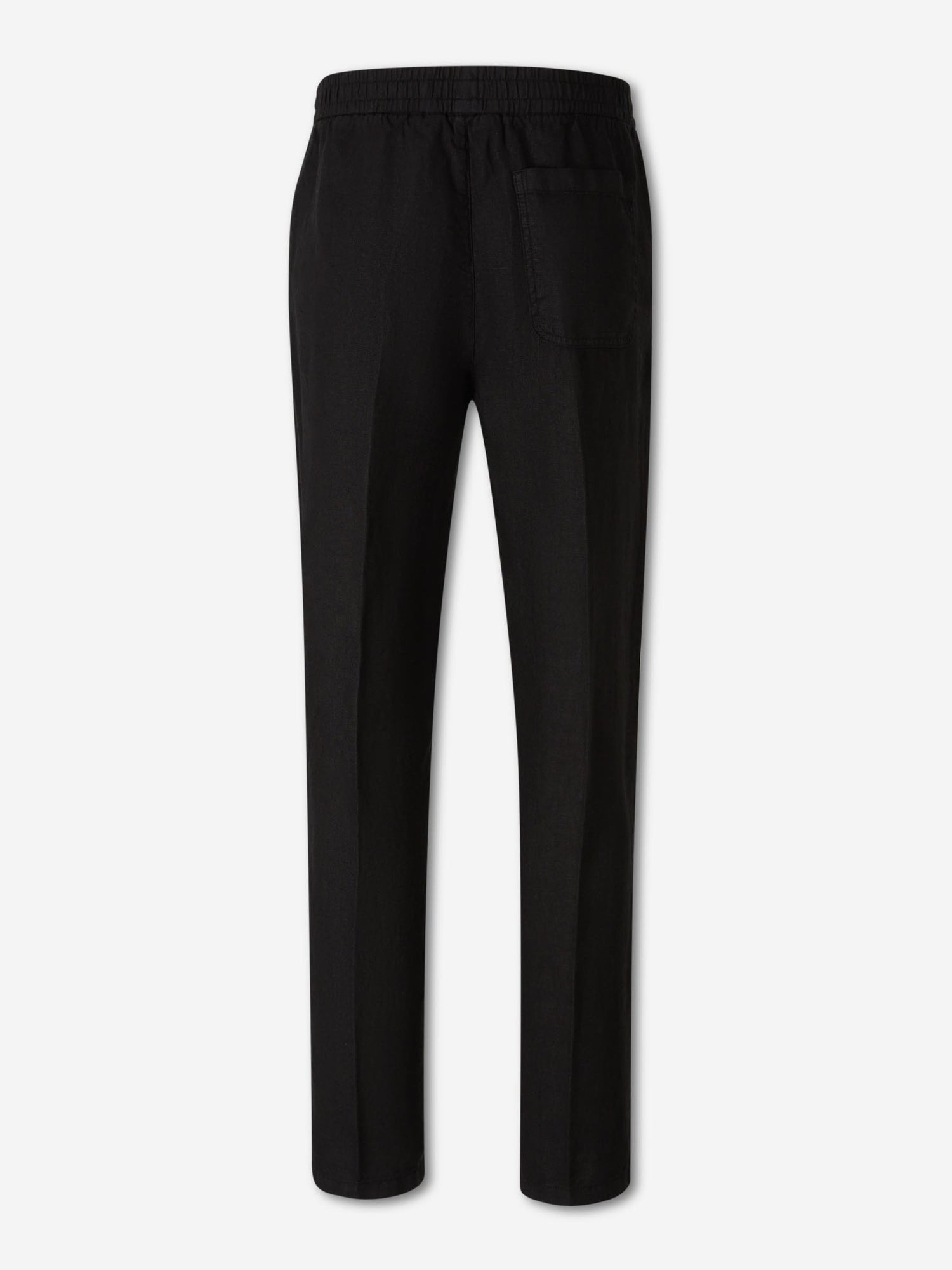 Santa Eulalia Hombre Barcelona Pantalones Lino Rectos color Negro sku 521-003745 02 - Foto 2