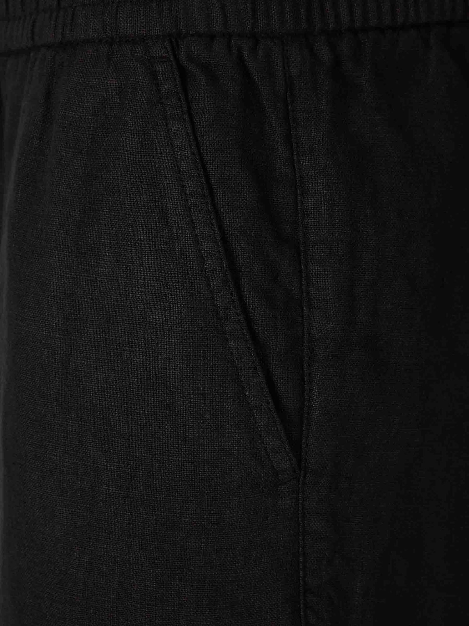 Santa Eulalia Hombre Barcelona Pantalones Lino Rectos color Negro sku 521-003745 02 - Foto 3