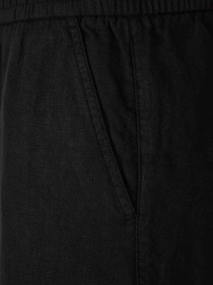 Santa Eulalia Hombre Barcelona Pantalones Lino Rectos color Negro sku 521-003745 02 - Foto 3