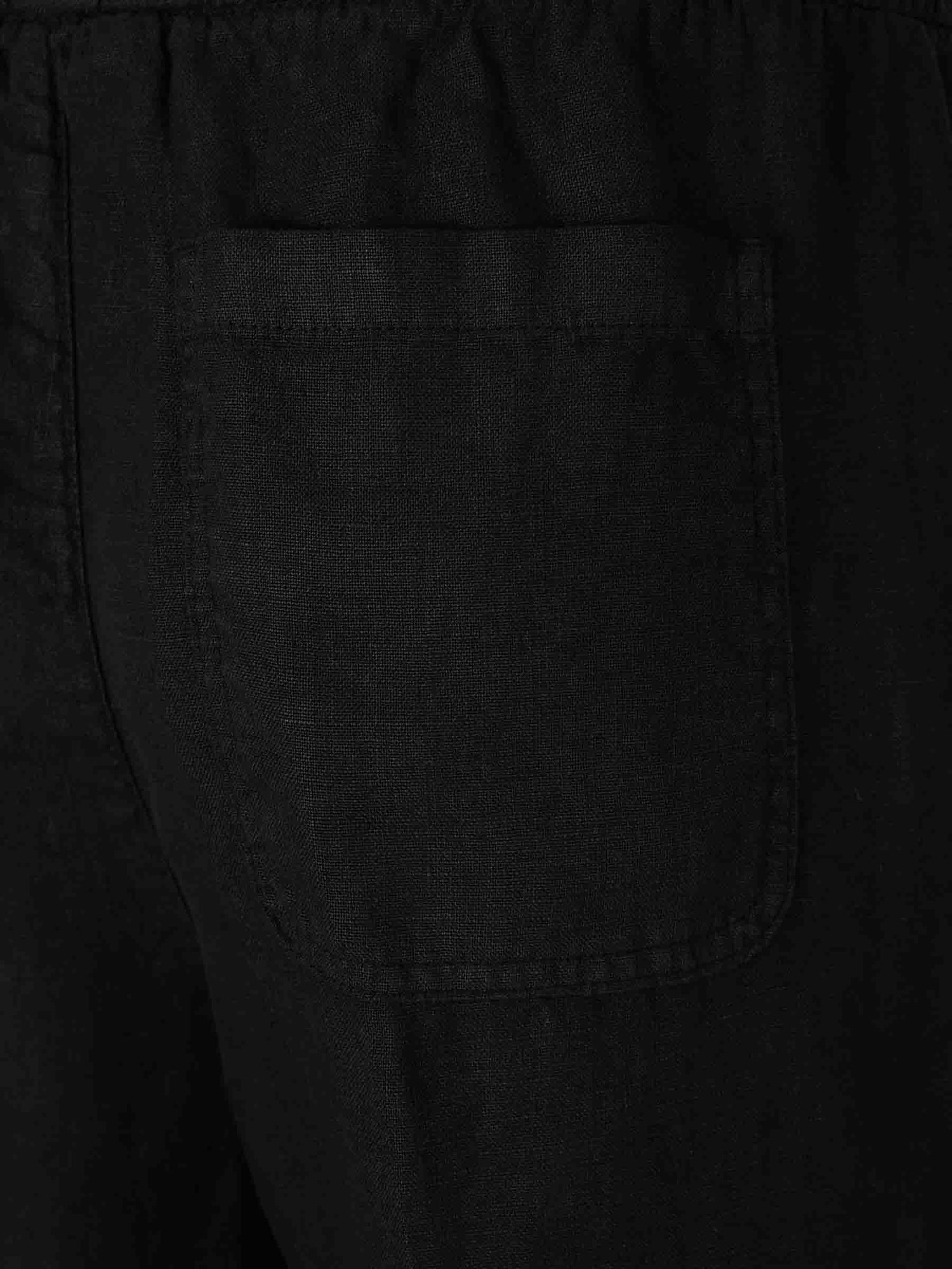 Santa Eulalia Hombre Barcelona Pantalones Lino Rectos color Negro sku 521-003745 02 - Foto 4