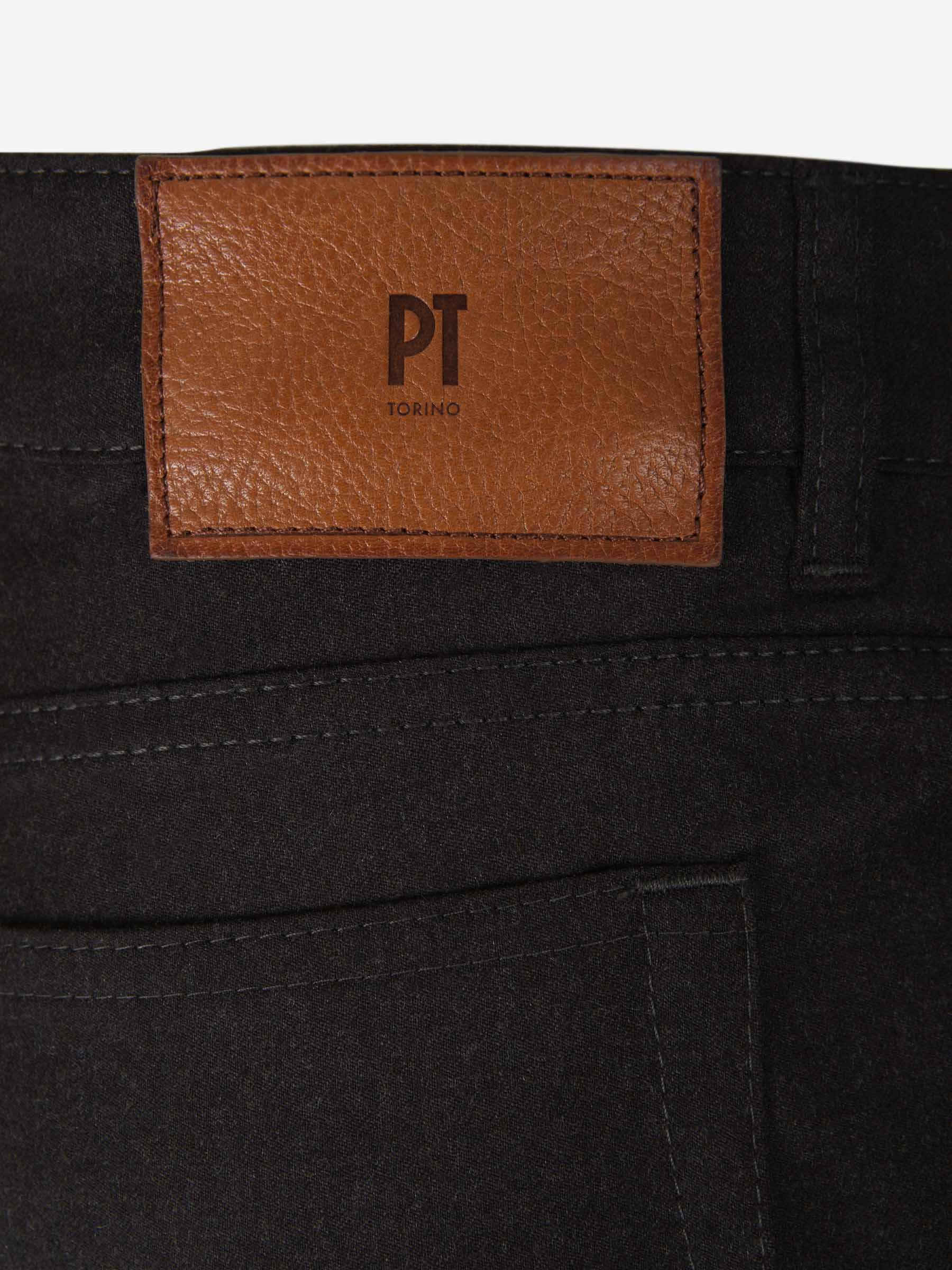 Outlet online PT Torino Hombre Pantalones Cinco Bolsillos color Marrón Oscuro sku 522-002270 02 - Foto 5