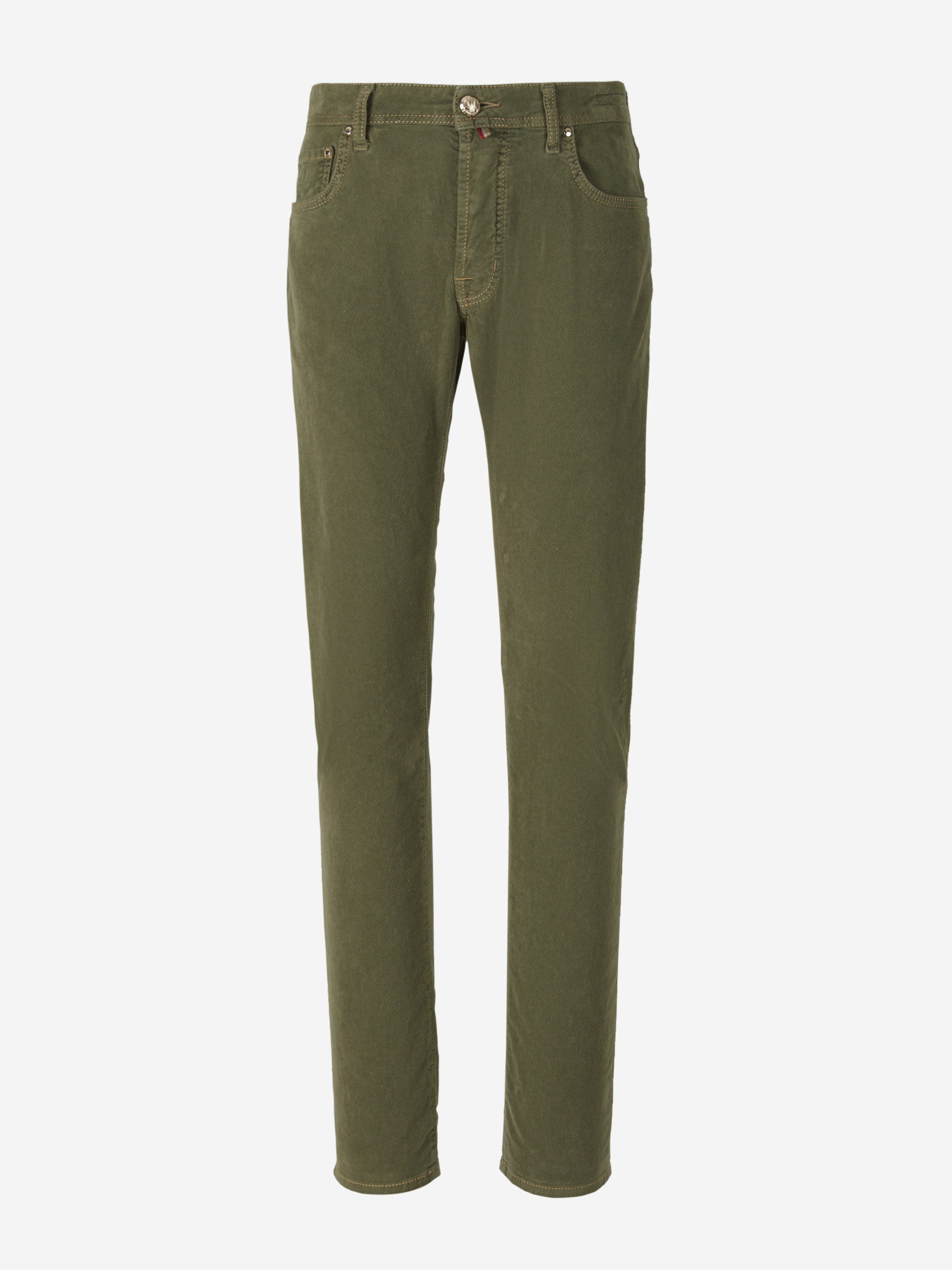Outlet online Jacob Cohën Hombre Pantalones Bard Micro Pana color Verde Militar sku 522-002300 02 - Foto 5