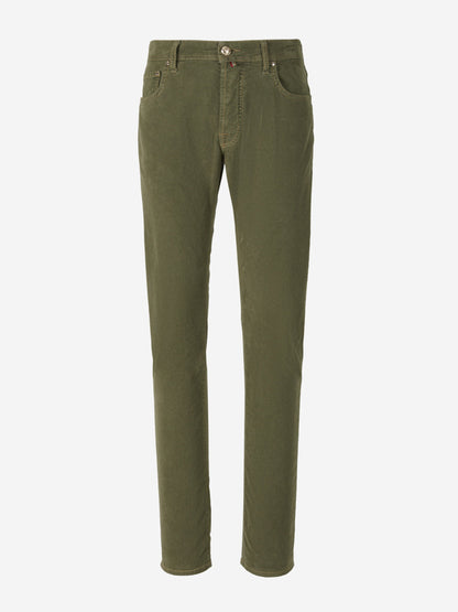 Outlet online Jacob Cohën Hombre Pantalones Bard Micro Pana color Verde Militar sku 522-002300 02 - Foto 5