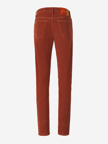 Outlet online Jacob Cohën Hombre Pantalones Bard Micro Pana color Verde Militar sku 522-002300 02 - Foto 10