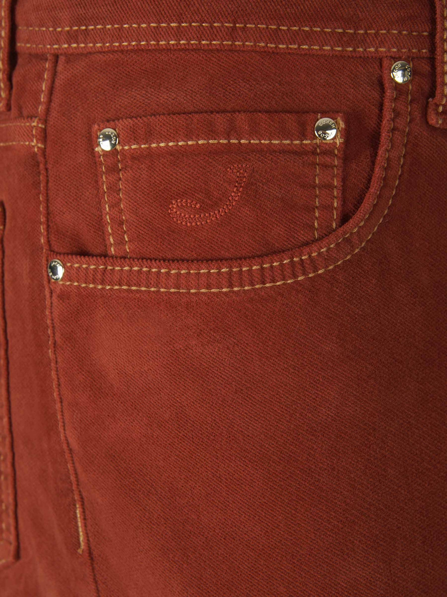 Outlet online Jacob Cohën Hombre Pantalones Bard Micro Pana color Terracota sku 522-002300 03 - Foto 11