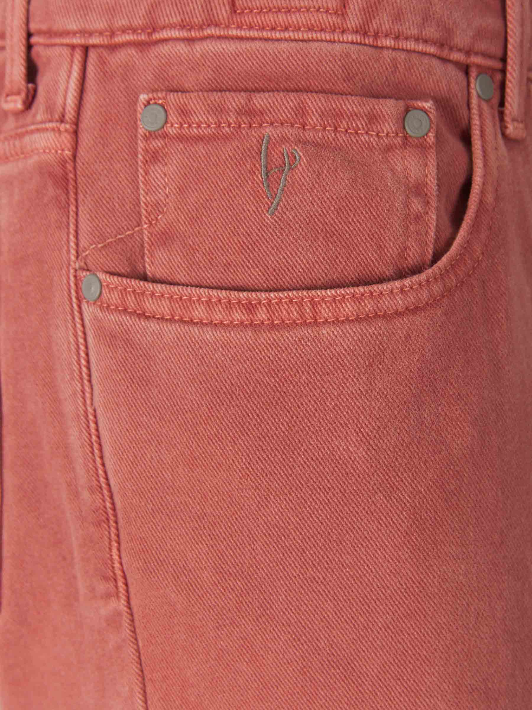 Outlet online Hand Picked Hombre Jeans Ravello Algodón color Terracota sku 522-002308 01 - Foto 3