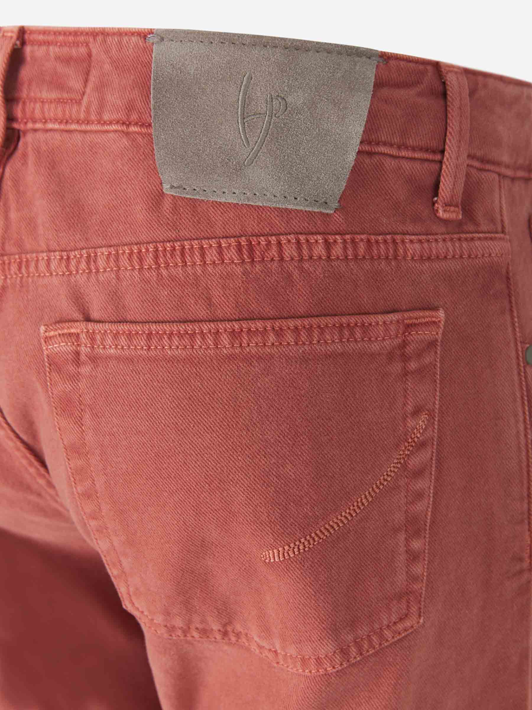 Outlet online Hand Picked Hombre Jeans Ravello Algodón color Terracota sku 522-002308 01 - Foto 4