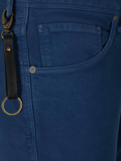 Outlet online Incotex Blue Division Hombre Jeans Straight Algodón color Azul Cobalto sku 522-002312 01 - Foto 3
